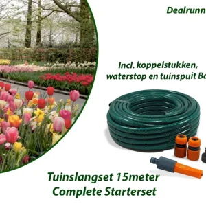 Tuinslangset 15-meter Complete Starterset