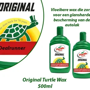 2 Flessen Original Turtle Wax 500ml