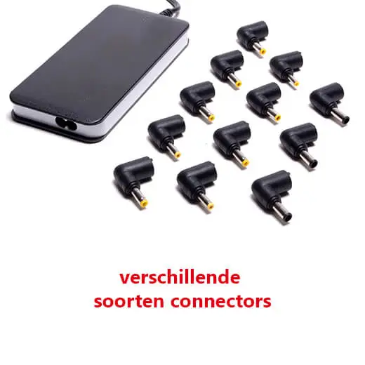 Universele notebookadapter met 18 verschillende connectors - Afbeelding 3