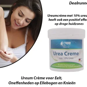 2-Potten Ureum Crème voor Eelt, Oneffenheden op Ellebogen en Knieën
