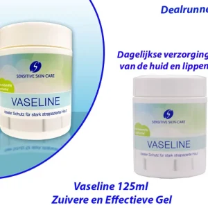 2-Potten Vaseline 125ml Zuivere en Effectieve Gel