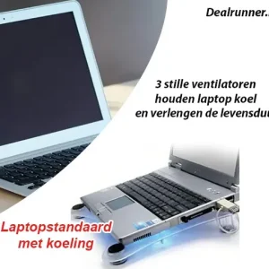 Laat uw laptop langer meegaan door deze koel te houden