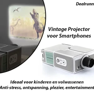 Vintage Projector voor Smartphones