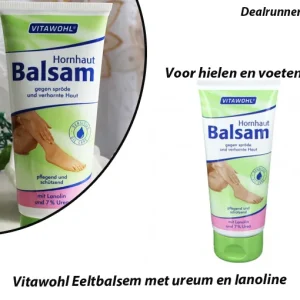 2-Tubes Vitawohl Eeltbalsem (Hornhaut) voor Hielen en Voeten (100 ml)