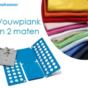 Kleding Vouwplank – Gemakkelijk en Snel je Was Opvouwen (2-maten)