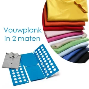 Simpel en snel je was opvouwen met deze vouwplank (2-maten)