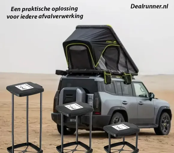 Draagbaar en Opvouwbare Afvalzak Houder voor Kamperen, Picknicks, Feesten en Thuisgebruik - Afbeelding 3