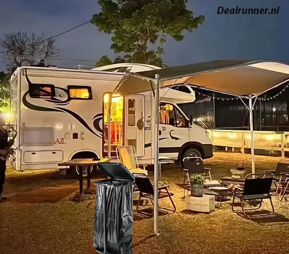 Draagbaar en Opvouwbare Afvalzak Houder voor Kamperen, Picknicks, Feesten en Thuisgebruik - Afbeelding 5