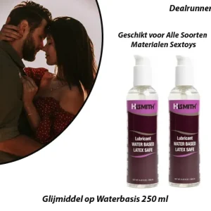 Glijmiddel op Waterbasis Geschikt voor Alle Soorten Materialen Sextoys