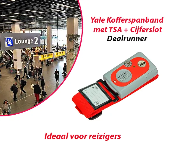 Yale Kofferspanband met TSA + Cijferslot - Afbeelding 2