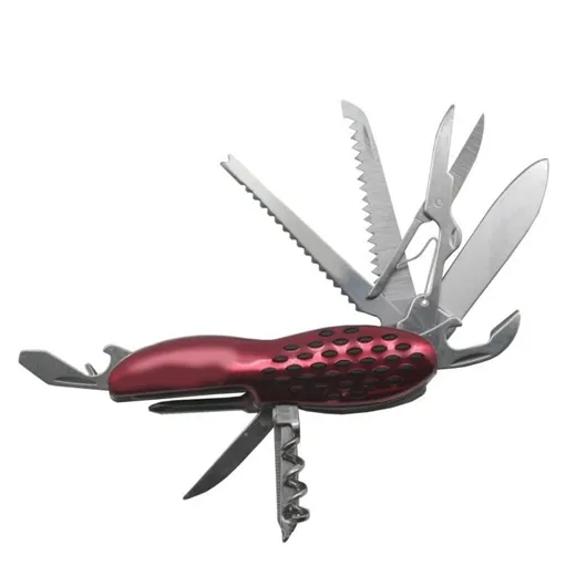 12in1 Multifunctioneel Zwitsers Zakmes (rood) - Afbeelding 5